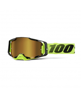ARMEGA GOG NEON YEL MIRROR GOLD LENS