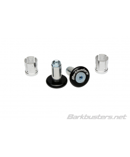 BAR END PLUG (2) BLACK FOR 14MM/18MM FIT