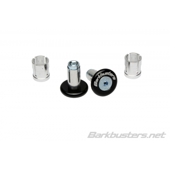 BAR END PLUG (2) BLACK FOR 14MM/18MM FIT