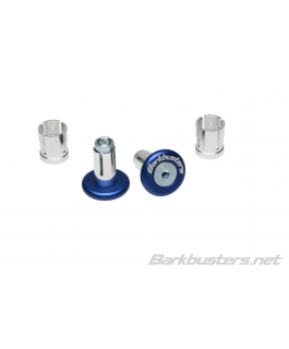 BAR END PLUG (2) BLUE FOR 14MM /18MM FIT
