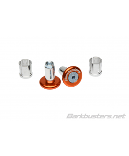 BAR END PLUG (2)ORANGE FOR 14MM/18MM FIT
