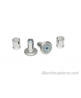 BAR END PLUG (2)SILV FOR 14MM/18MM FIT