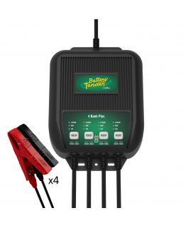 4-BANK 12V, 1.25A BATTERY CHARGER
