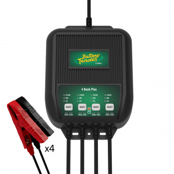 4-BANK 12V, 1.25A BATTERY CHARGER