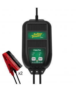2-BANK 12V, 1.25A BATTERY CHARGER