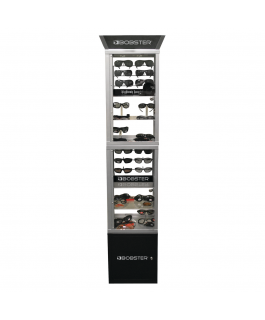 BOBSTER TOWER DISPLAY W LOCKING CASE