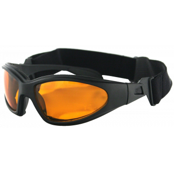GXR SUNGLASS, BLACK FRAME, ANTI-FOG AMBE