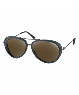 ICE MATTE NAVY/GUNMETAL FRAME BROWN HD S