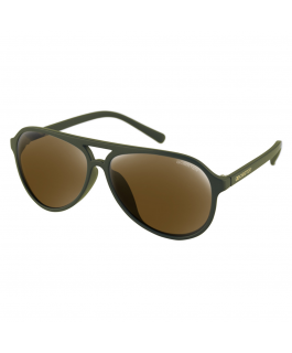 MAVERICK MATTE OLIVE FRAME BROWN HD GOLD
