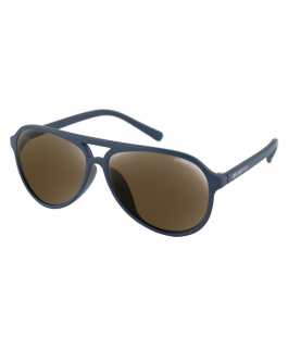 MAVERICK MATTE NAVY FRAME BROWN HD SILVE