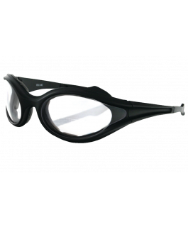 FOAMERZ SUNGL BLK FRAME CLEAR ANTI-FOG