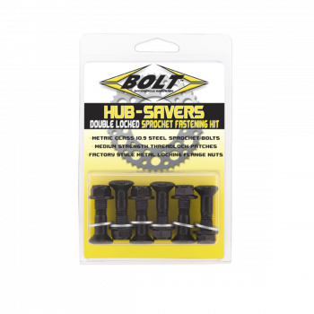 HUB-SAVERS SPROCKET FASTENERS-BLK
