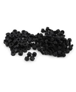 NYLON LICENSE PLATE BOLTS/NUTS (50)
