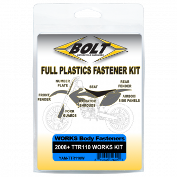 BODY WORK FASTENER KIT YAM TTR110