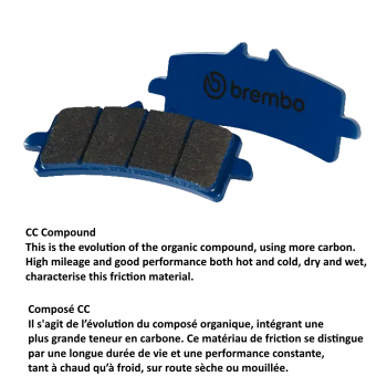 CARBONCERAMIC CC COUSSINET ARR