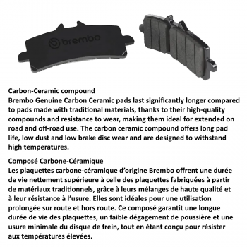 CARBONCERAMIC CC COUSSINET AV