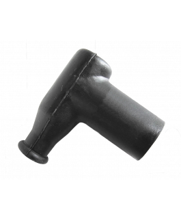 SPARK PLUG CAP BLACK SILICONE