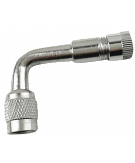 CHROME VALVE EXTENSION 90°