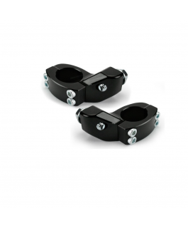 CRM HANDGUARD CLAMP SET 1-1/8 BLACK