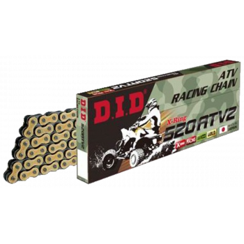 520ATV2-100L GOLD&BLACK DID CHAIN