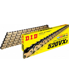 520VX3-130L GOLD&BLACK CHAIN