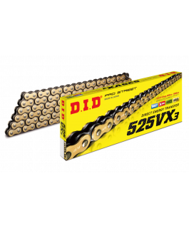 525VX3-130L GOLD&BLACK DID CHAIN