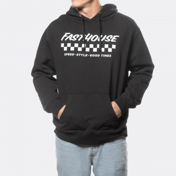 APEX HOODED P.OVER BLK 3X