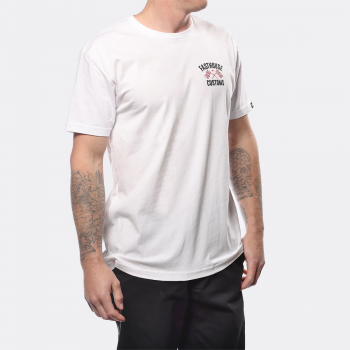 68 TRICK SS TEE WHT/RED MD