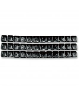 5 GRAM SMALL STEEL STICK-ON BLACK 360PC