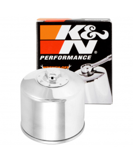 K&N FILTRE À HUILE 63782-80 CHROME