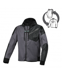 (L) DISTEC JKT BLK CAMO/GRY 2XL