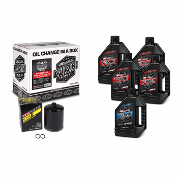 V-TWIN OIL KIT SYN, BLACK FILTER, XL V-TWIN OIL KIT SYN, BLACK FILTER, XL