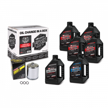 V-TWIN OIL SYN, CHROME FILTER, TC (KIT)