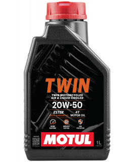 TWIN 4T 20W50 100% SYNTH 1L (MADE US)