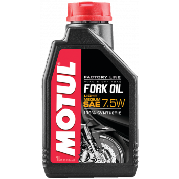 FORK OIL FAC-LINE 7.5W LIGHT/MED 100%SYN