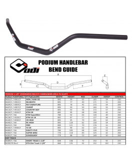 FLIGHT 1-1/8 BARS DTX-DIRT TRACK BLK