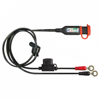 O-128 BATTERY LEAD W/LED 100CM QTY 1