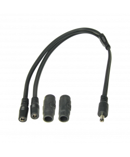 O-45 Y-SPLIT DC2.5MM IN TO 2 X DC2.5MM O