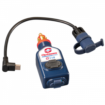 O-119 DIN PLUG W/USB-A & USB-C PORTS