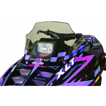 COBRA STD SM.W/PUR.R.FLAG 13.5