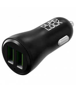 QUAD LOCK 48W DUAL CAR CHARGER
