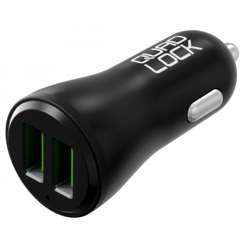 QUAD LOCK 48W DUAL CAR CHARGER