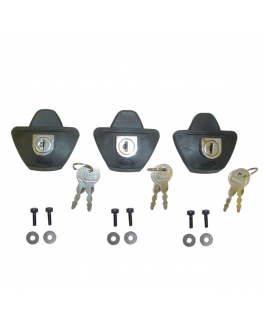3 PUSH LOCK W/ SCREWS