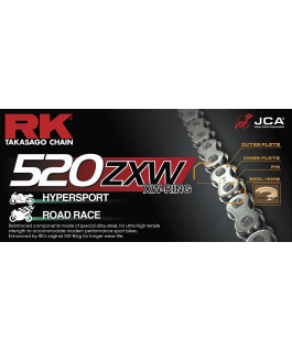 520ZXW-120 CHROME RK CHAIN
