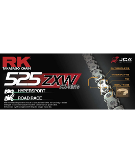 525ZXW-150 CHROME RK CHAIN
