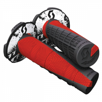 DEUCE GRIP BLACK/ NEON RED