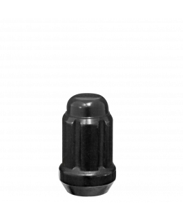 12MM X 1.25 TAPER SPLINE BLK LUG EACH