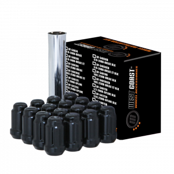 ÉCROU CONIQUE NOIR 12MMX1.25 SPLINE PK16