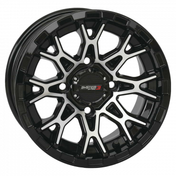 14X7 4/156 4+3 (+10MM) ST6 GLOS BLK MACH