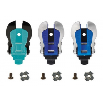 ALU & NYLON BUCKLE SIL/BRIGHT BLUE (1 PI